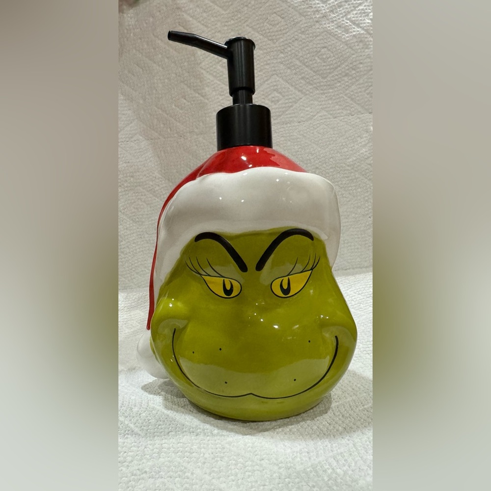 The Grinch soap dispenser
